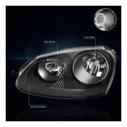 VW Jetta Mk5 Headlight 2005 to 2010
