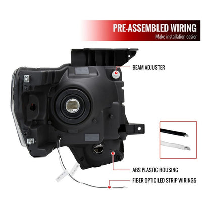 Led headlights Ford F-150 Lobo 2009 to 2014