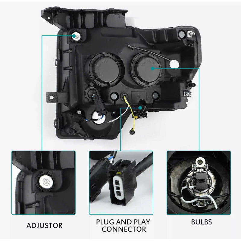 Led headlights Ford F-150 Lobo 2009 to 2014