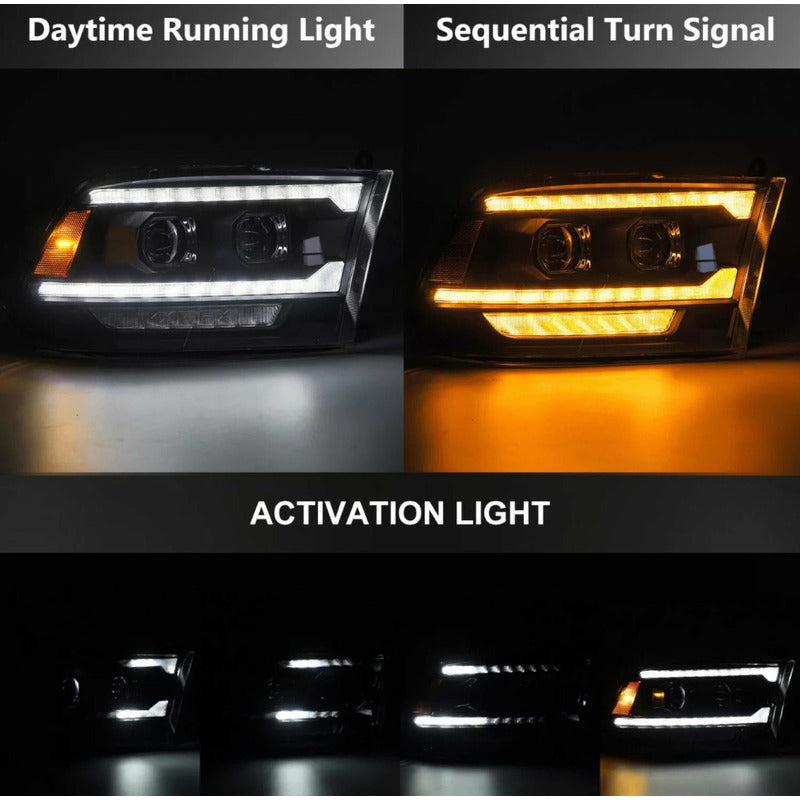 Faros Led Para Dodge Ram 2009 2010 2011 2012 2013 A 2018