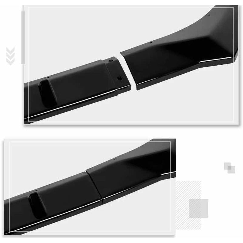 Lip Para Hyundai Elantra Acabado Negro Brillante 2021 2022
