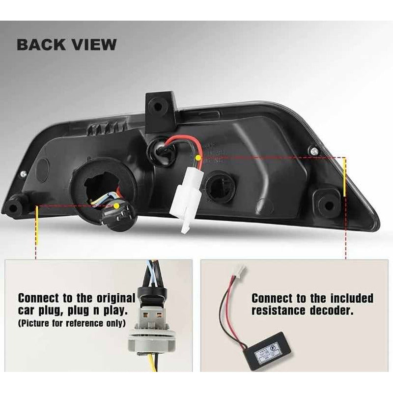 Faros De Niebla Led Mustang Sequential 2015 2016 2017