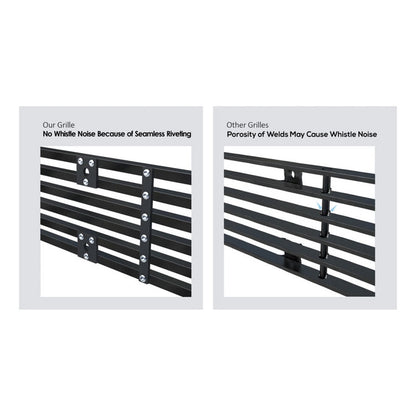 Parrilla Delantera Chevy Silverado 2500 3500 2005 2006 Negro Brillante