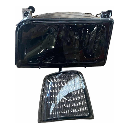 Faro Izquierdo F-150 Corner Bronco Ahumado  1992 A 1996