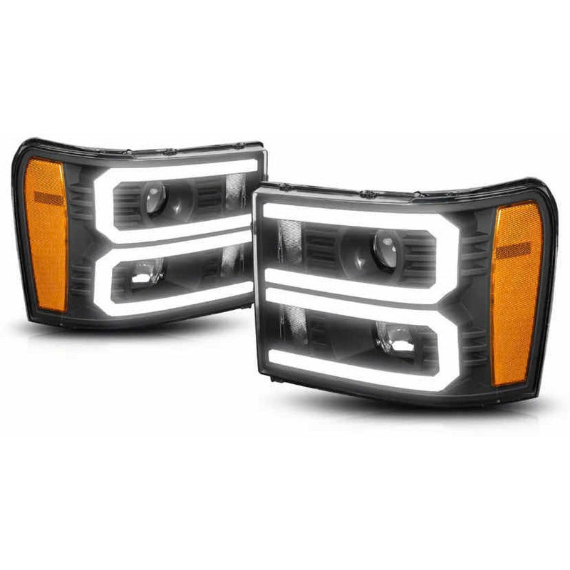 Par De Faros Led Gmc Sierra 2007 2008 2009 2010 2011 A 2014
