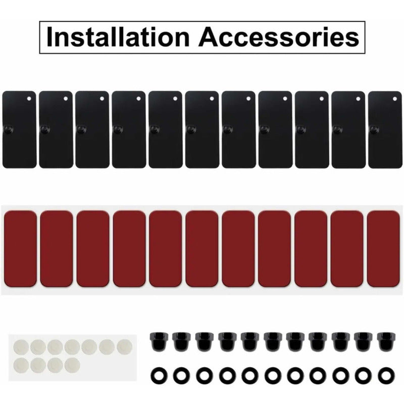 Kit Hardware Tornilleria Louvers Medallón Mustang Camaro
