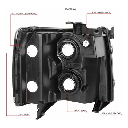 Faros Chev Silverado 2007 2008 2009 2010 2011 2012 2013 Par