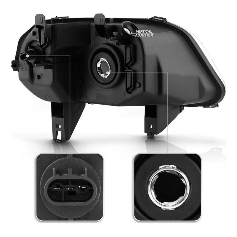 Faros Delanteros Led Chevy Hhr 2006 2007 2009 A 2011
