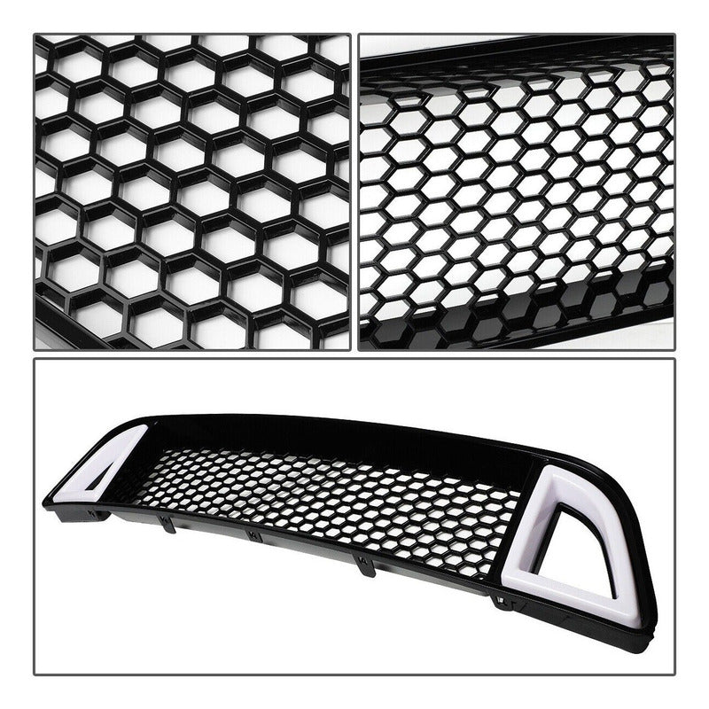 Parrilla Led Drl Señal Mustang Gt 2013 2014 Mate
