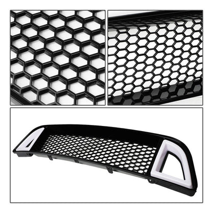 Parrilla Led Drl Señal Mustang Gt 2013 2014 Mate