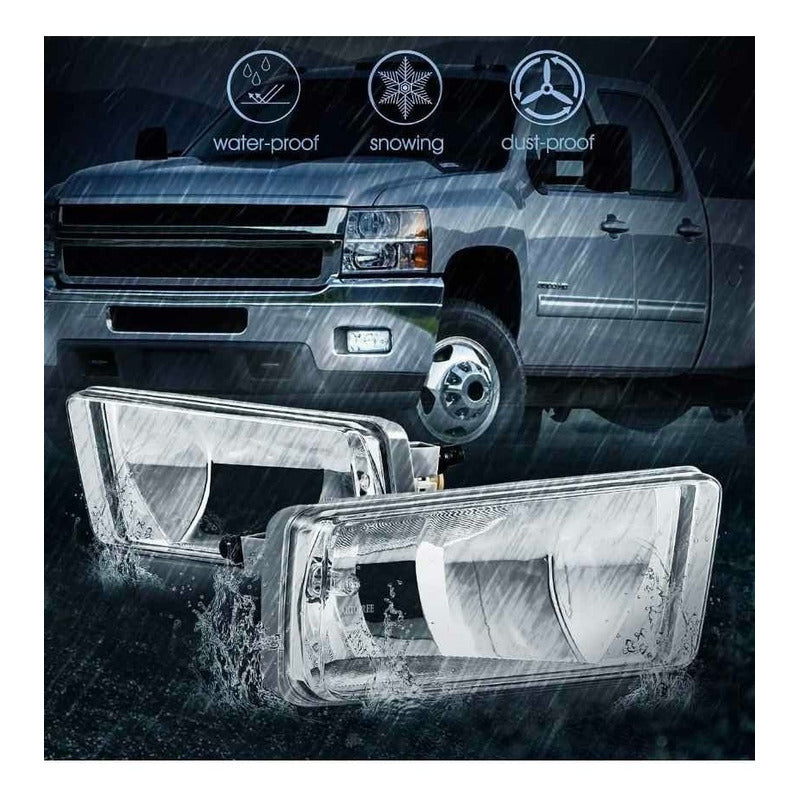 Faros De Niebla Silverado 1500 2500 2007 2008 2009 A 2013