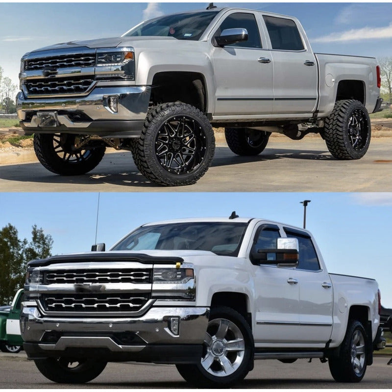 Defensa Delantera Chevrolet Silverado 1500 2016 A 2019 Cromado