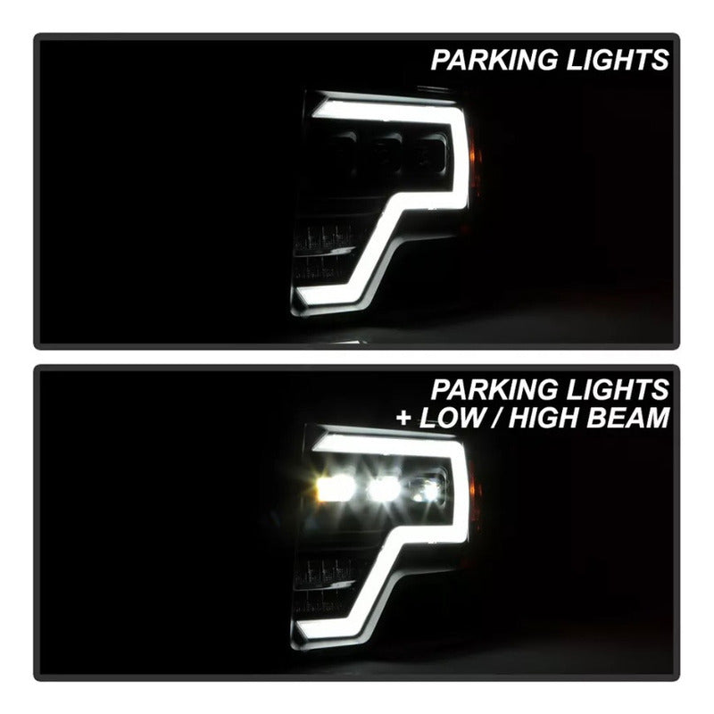 Led headlights Ford F-150 Lobo 2009 to 2014