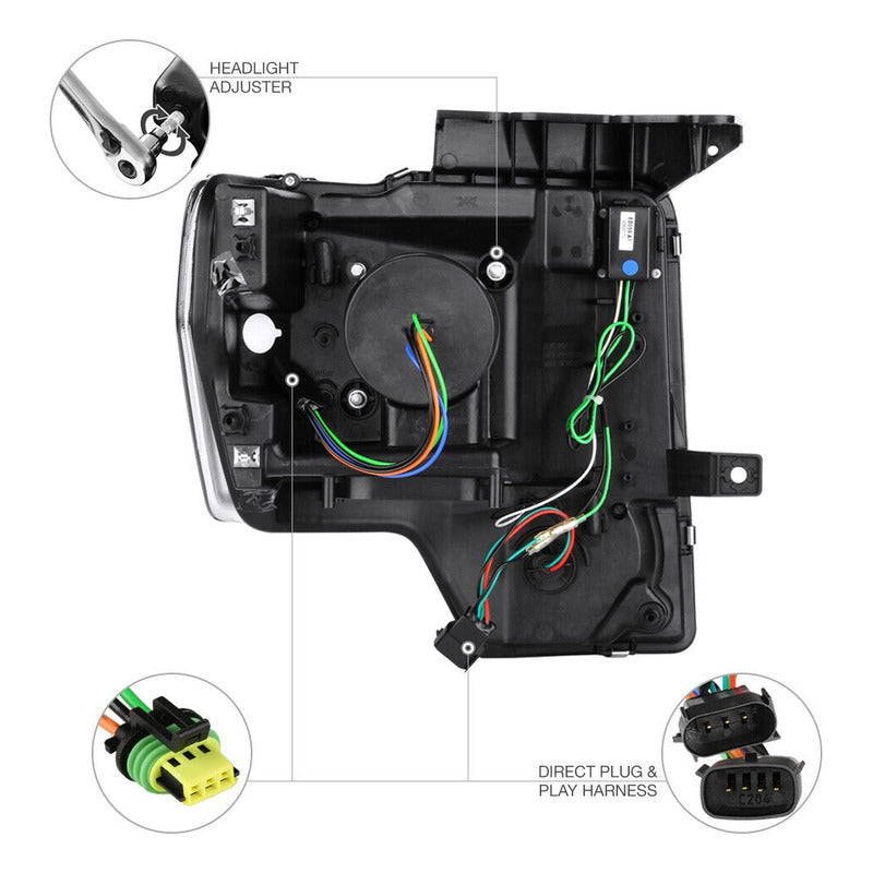 Led Headlights Ford F-150 2013 2014
