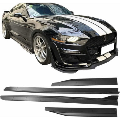 Estribos Laterales Estilo Gt500 Ford Mustang 2015 a 2022