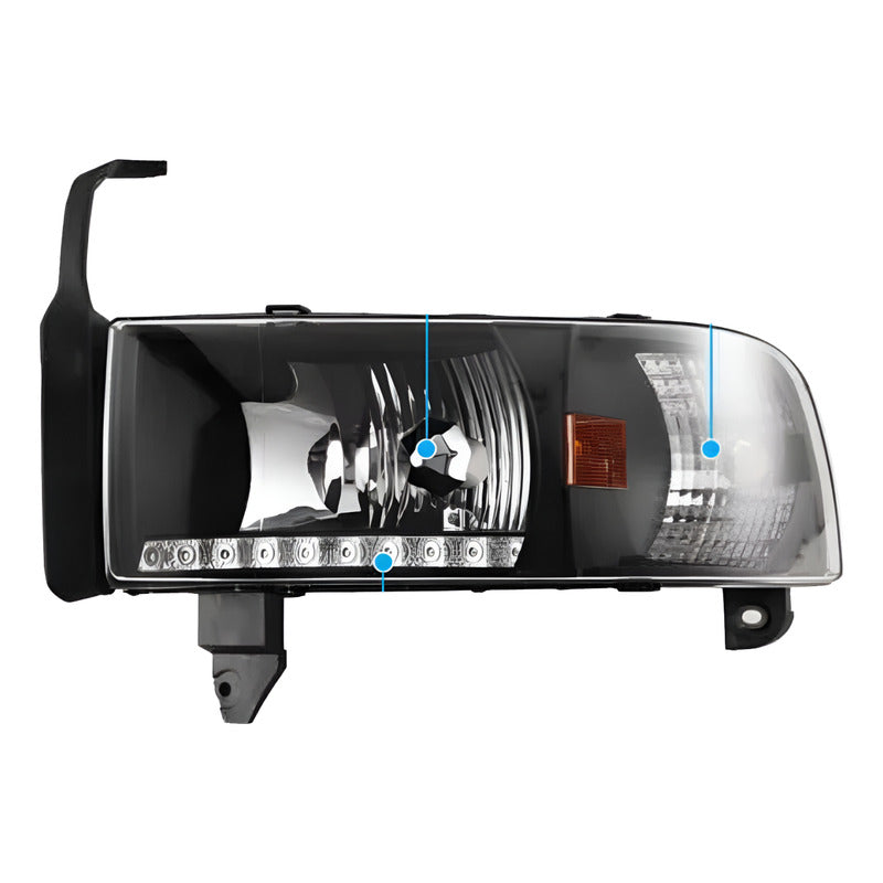 Faros Led Dodge Ram 1994 1995 1996 A 2002