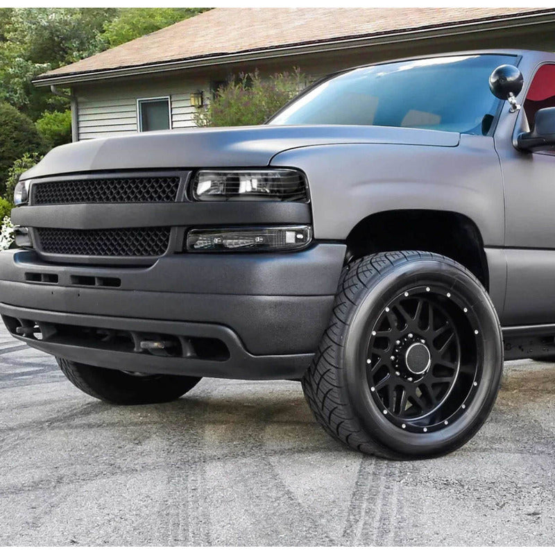 Faros Silverado Cheyenne 99 02 Suburban 00 06 Con Bulbos Led