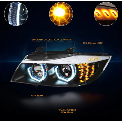 Faros Led Bmw E90 Serie 3 2006 2007 2008
