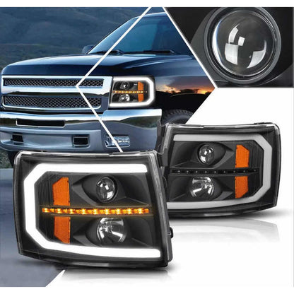 Par Faros Led Drl Chev Silverado 2007 2008 2009 2010 A 2014