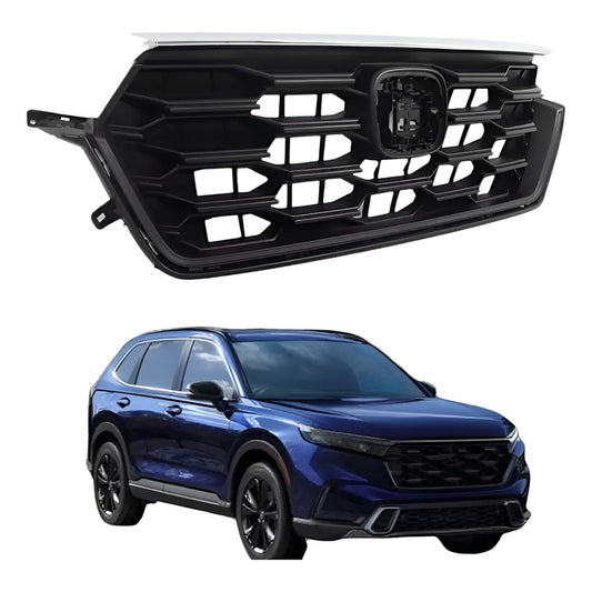 Parrilla Estilo Panal Negra Mate Honda Crv Cr-v 2023 2024 Negro