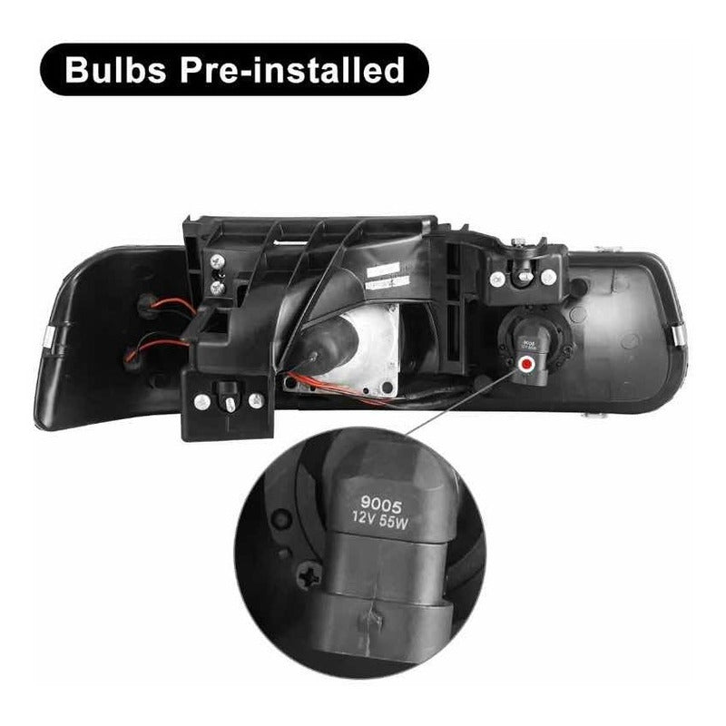 Faros Silverado Suburban Cheyenne Tahoe 1999 2000 2001 2002