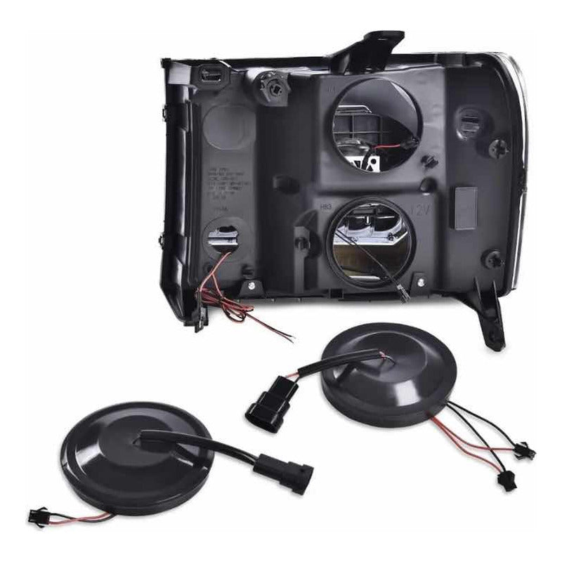LED Headlights for the GMC Sierra 1500, 2500HD, and 3500HD (2007 to 2013)
