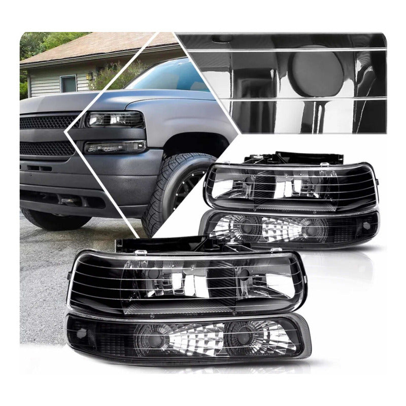 Faros Silverado Cheyenne 99 00 2001 2002 Suburban 2000 2006