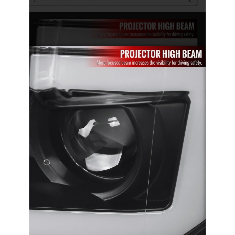 Par De Faros Led Secuencial Ford Lobo F-150 2015 2016 2017 Derecho
