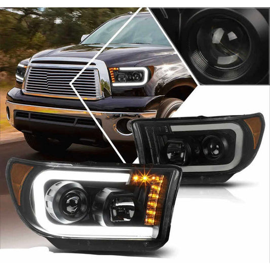 Faros Tundra Ámbar Led Drl 2007 2008 2009 2010 A 2013 Par