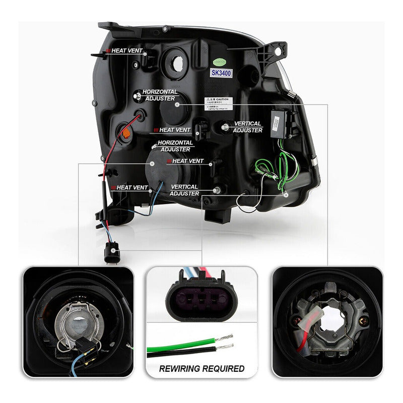 Faros Led Gmc Yukon Xl 2007 2008 2009 2010 2011 2012 2013