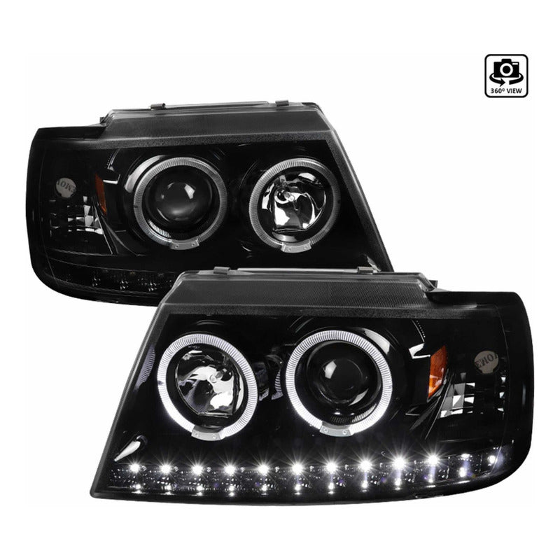 Par De Faros Led Ford Explorer 2002 2003 2004 2005 Negros