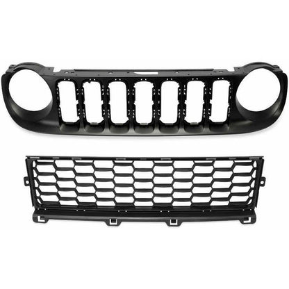 Parrilla Frontal Alta Y Baja Jeep Renegade 2015 2016 A 2018