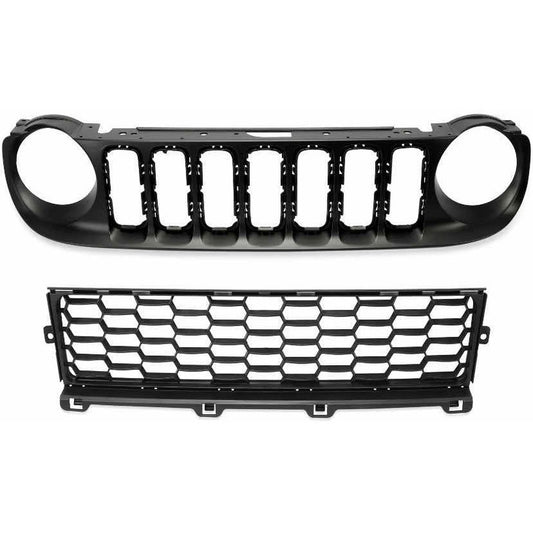 Parrilla Frontal Alta Y Baja Jeep Renegade 2015 2016 A 2018