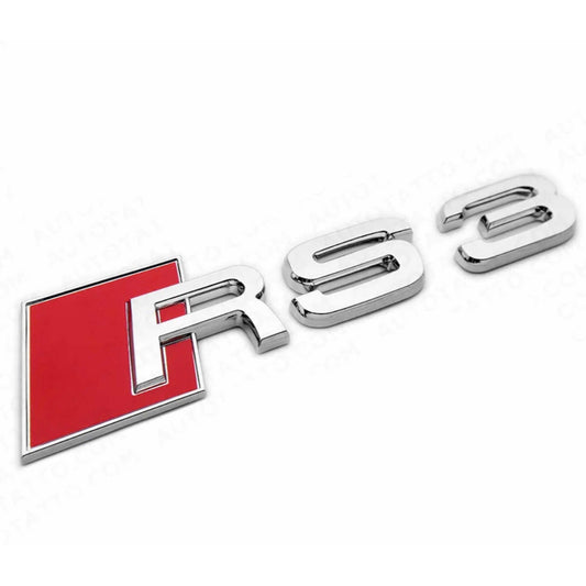 Emblema Sticker Rs3 Cajuela Audi A3 S3 Rs3