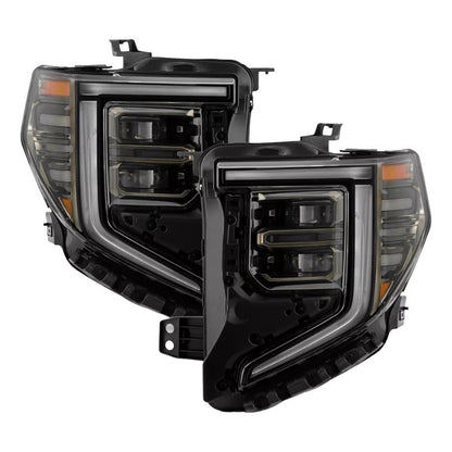 Faros Led Gmc Sierra 1500 Ahumados 2022 A 2024 Derecho