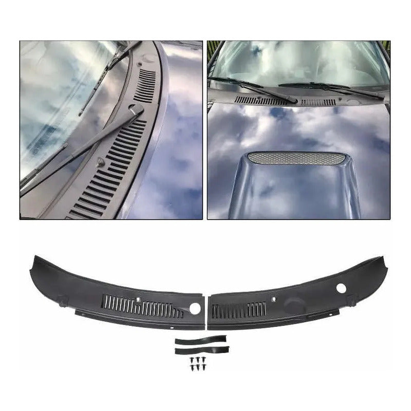 Rejilla  Parabrisas Ford Mustang 99 2000 2001 2002 2003 2004 Negro
