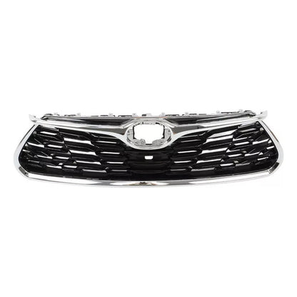 Parrilla Delantera Toyota Highlander Negro/cromo 2020 A 2022 Negro-cromado Brillante