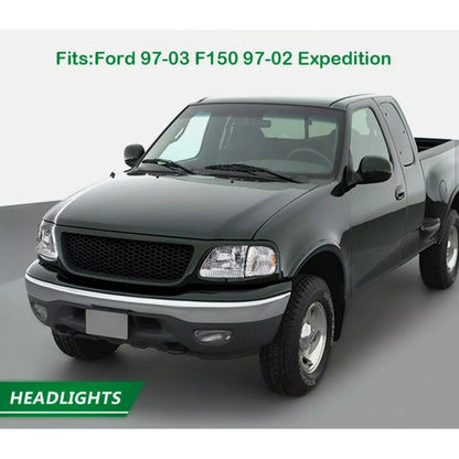 Headlights Ford Lobo F-150 1997 to 2002 Expedition 1997 to 2003