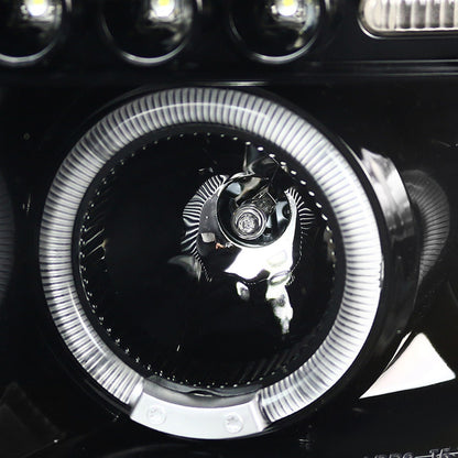 Faros Led Doble Halo Ram 1500 1994 1995 1996 1997 A 2001