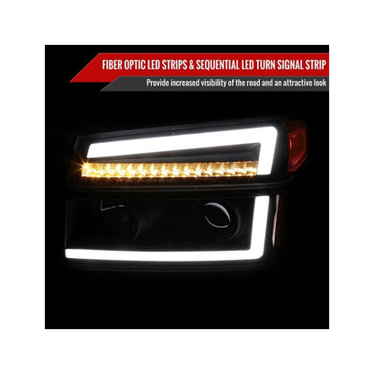 LED Headlights Chevrolet Colorado 2004 to 2012