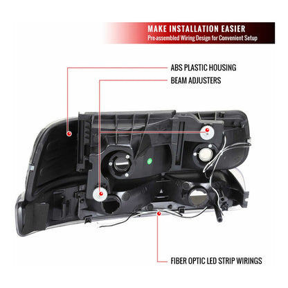 Led Headlights Chevrolet Cheyenne Silverado Tahoe Suburban 1999 to 2001