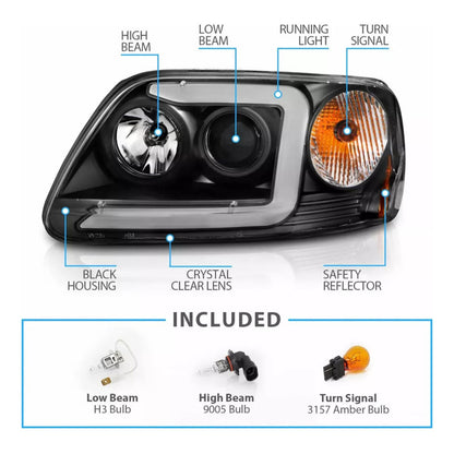 Par De Faros Led F-150 1997 1998 1999 2000 2001 2002 2003
