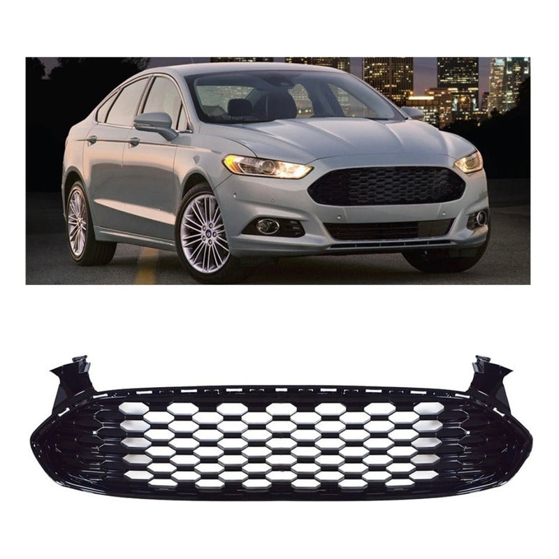 Parrilla Delantera Ford Fusion 2013 2014 2015 2016 Negro Brillante