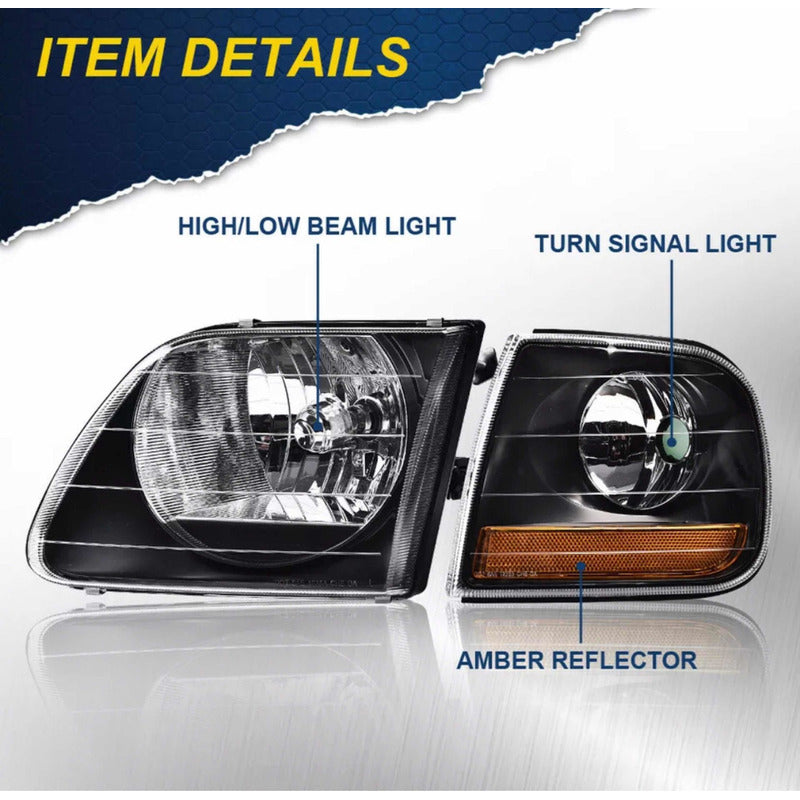 Faros Lightning F-150 Lobo 97 98 99 2000 2001 2002 2003