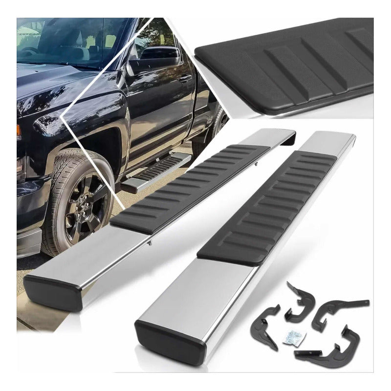 Estribos Cabina Sencilla Chevrolet Silverado Cheyenne GMC Sierra 2007-2018