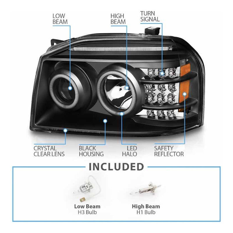 Faros Led Nissan Frontier 2001 a 2004
