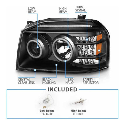 Faros Led Nissan Frontier 2001 a 2004