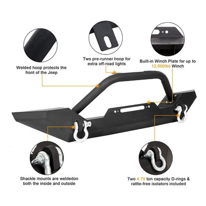 Defensa Delantera Jeep Wrangler Tj Yj 1986 1987 1988 A 2006