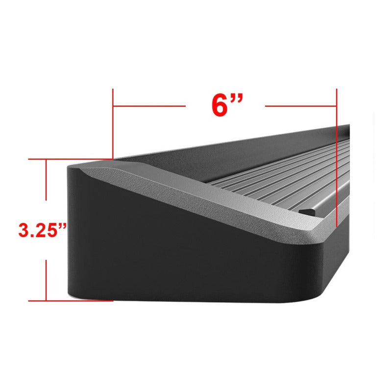 Estribos Laterales Toyota Tacoma Negro 2024 2025 Negro