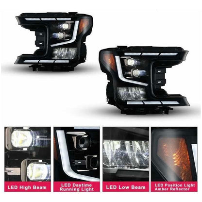 Led Headlights Ford F-150 Lobo 2018 2019 2020